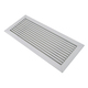 Linear grilles with frame for supply and return.
